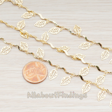 CH.053 // Leaf Twisted Chain, 1 Meter