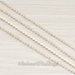 CH.075 // Cubic Zirconia Linked Chain, 1 Meter