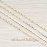 CH.075 // Cubic Zirconia Linked Chain, 1 Meter