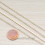 CH.075 // Cubic Zirconia Linked Chain, 1 Meter