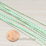 CH.079 // Color Fabric Braid Chain, 1 Meter