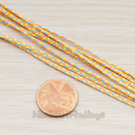 CH.079 // Color Fabric Braid Chain, 1 Meter