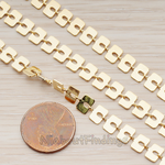 CH.094 // Square Faltten Cable Chain, 1 Meter