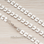 CH.094 // Square Faltten Cable Chain, 1 Meter