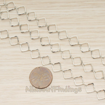 CH.110 // Diamond Shaped Link Chain, 1 Meter