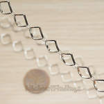 CH.110 // Diamond Shaped Link Chain, 1 Meter