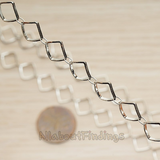 CH.110 // Diamond Shaped Link Chain, 1 Meter