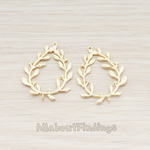 CN.016 // Laurel Wreath Connector, 2 Pc