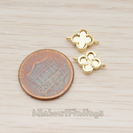 CN.117 // Four Leaf Clover Connector, 2 Pc