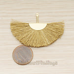 PD.1774 // Thread Tassels, Fan Shape Tassels Pendant, 1 Pc