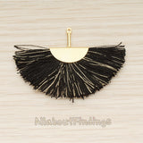 PD.1774 // Thread Tassels, Fan Shape Tassels Pendant, 1 Pc