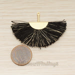 PD.1774 // Thread Tassels, Fan Shape Tassels Pendant, 1 Pc