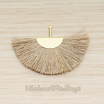 PD.1774 // Thread Tassels, Fan Shape Tassels Pendant, 1 Pc