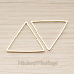 PD.1009-05 // 30mm Triangle Link Pendant, 2 Pc