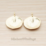 PD.1785 // Circle Leaf Pendant, 2 Pc