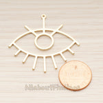 PD.1727 // Aztec Mayan Egyptian Ancient Eye Symbol Pendant, 2 Pc