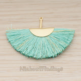 PD.1774 // Thread Tassels, Fan Shape Tassels Pendant, 1 Pc