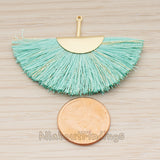 PD.1774 // Thread Tassels, Fan Shape Tassels Pendant, 1 Pc