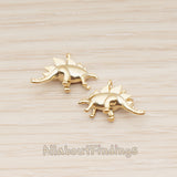 PD.1797 // Stegosaurus, Dinosaur Pendant , 2 Pc