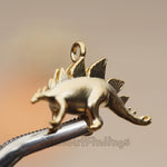 PD.1797 // Stegosaurus, Dinosaur Pendant , 2 Pc