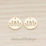 PD.1806 // Silhouette Leaf Pendant , 2 Pc