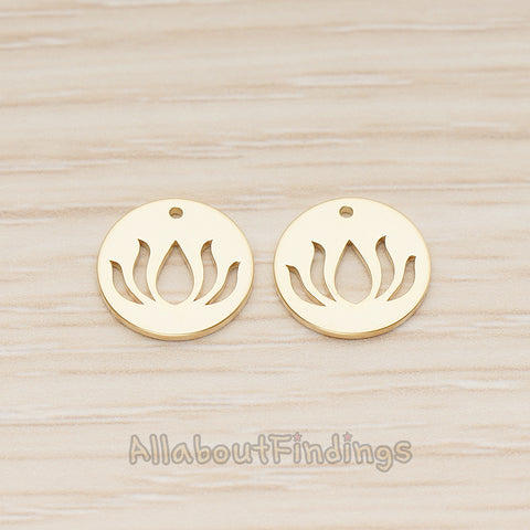 PD.1806 // Silhouette Leaf Pendant , 2 Pc