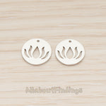 PD.1806 // Silhouette Leaf Pendant , 2 Pc