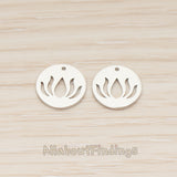 PD.1806 // Silhouette Leaf Pendant , 2 Pc