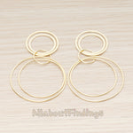 PD.1812 // Multi Circle Pendant , 2 Pc