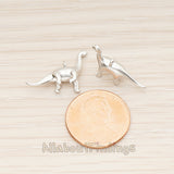 PD.1799 // Brachiosaurus, Dinosaur Pendant , 2 Pc