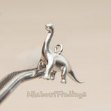 PD.1799 // Brachiosaurus, Dinosaur Pendant , 2 Pc