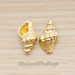 PD.1834 // Type 4. Conch Seashell Pendant , 2 Pc