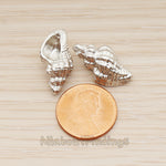 PD.1834 // Type 4. Conch Seashell Pendant , 2 Pc