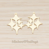 PD.1852 // shiny Twinkle Pendant , 2 Pc