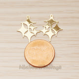 PD.1852 // shiny Twinkle Pendant , 2 Pc