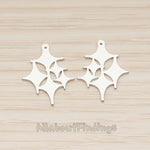 PD.1852 // shiny Twinkle Pendant , 2 Pc