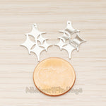 PD.1852 // shiny Twinkle Pendant , 2 Pc