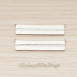 PD.1863 // Cubic Line Setting Bar Pendant, 2 Pc