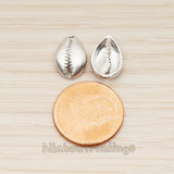 PD.1869 // 3D Gastropods Shell Pendant, 2 Pc