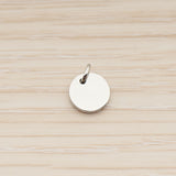 SG.010 // 8mm Round Surgical Steel Pendant, 2 Pc