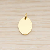 SG.008 // 12 x 16mm Oval Surgical Steel Pendant, 2 Pc