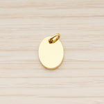 SG.006 // 8 x 10mm Oval Surgical Steel Pendant, 2 Pc