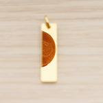 SG.025 // 25 x 6mm Rectangle Surgical Steel Pendant, 2 Pc