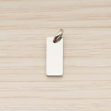 SG.023 // 15 x 6mm Rectangle Surgical Steel Pendant, 2 Pc