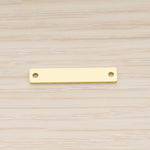 SG.021 // 5 x 25mm Rectangle Surgical Steel Connector Pendant, 2 Pc