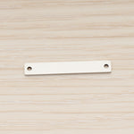 SG.022 // 5 x 30mm Rectangle Surgical Steel Connector Pendant, 2 Pc