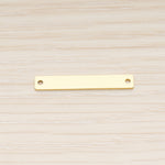 SG.022 // 5 x 30mm Rectangle Surgical Steel Connector Pendant, 2 Pc