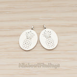 PD.1881 // Exquisite Flat Oval Pineapple Pendant, 1 Pc