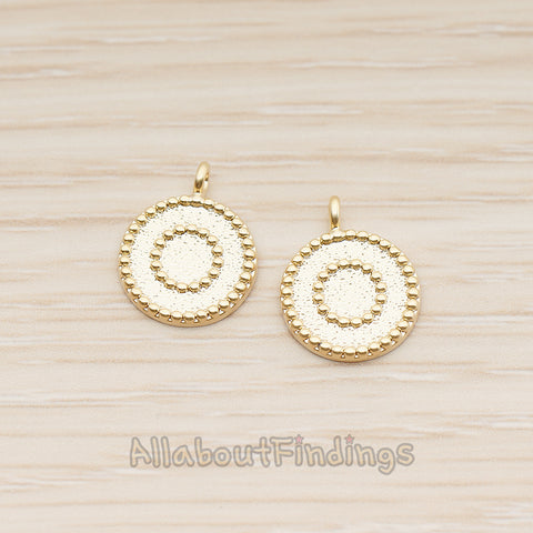 PD.1882 // Double Lace Round Pendant, 2 Pc