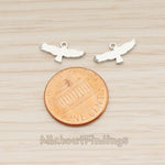 PD.1887 // Flat Tiny Eagle Pendant, 2 Pc